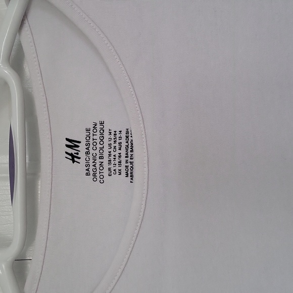 H&M Basic white LS - Picture 3 of 5